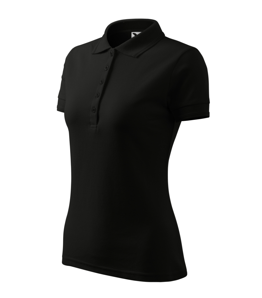 Koszulka polo damska Pique Polo P022403F czarny