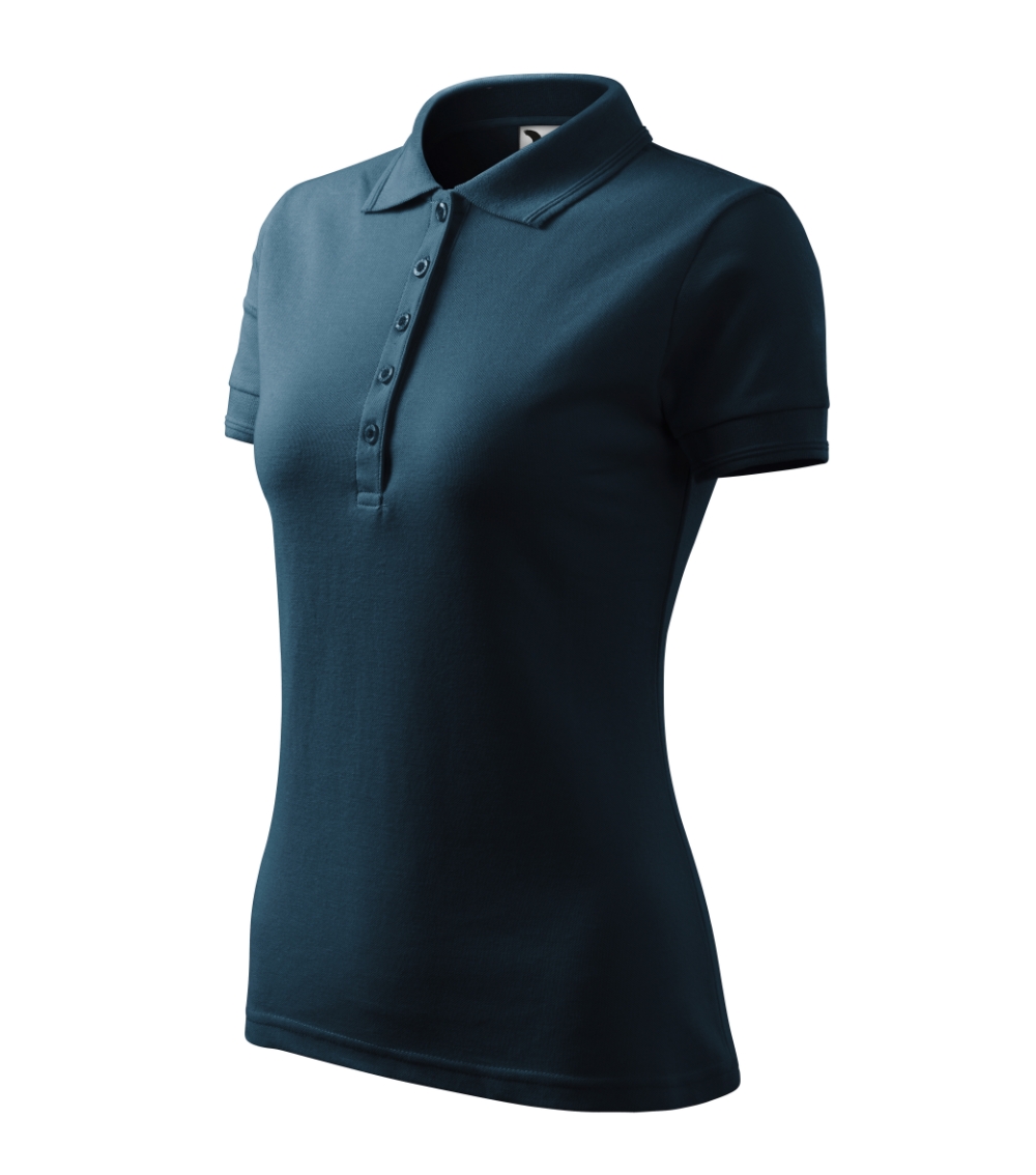 Koszulka polo damska Pique Polo P022403F granatowy