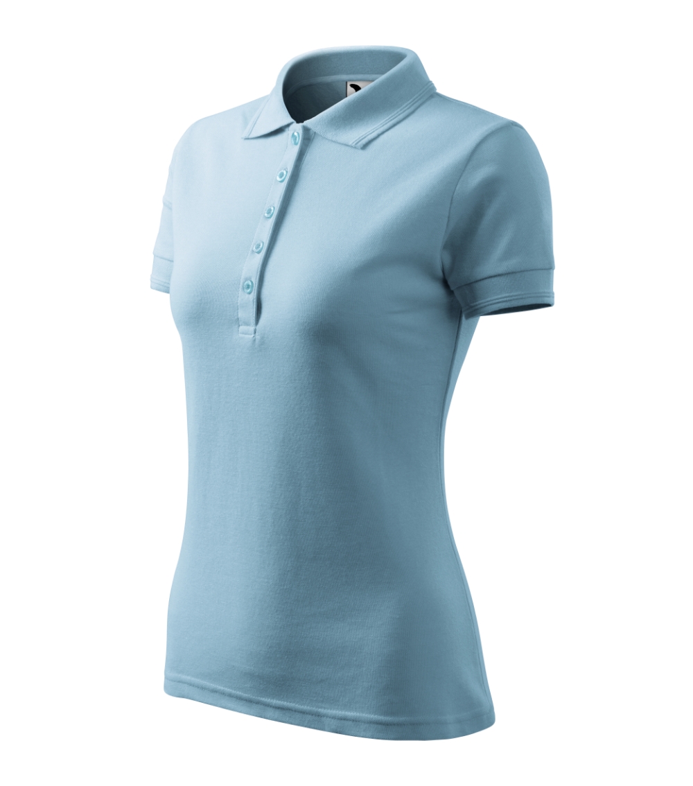 Koszulka polo damska Pique Polo P022403F błękitny