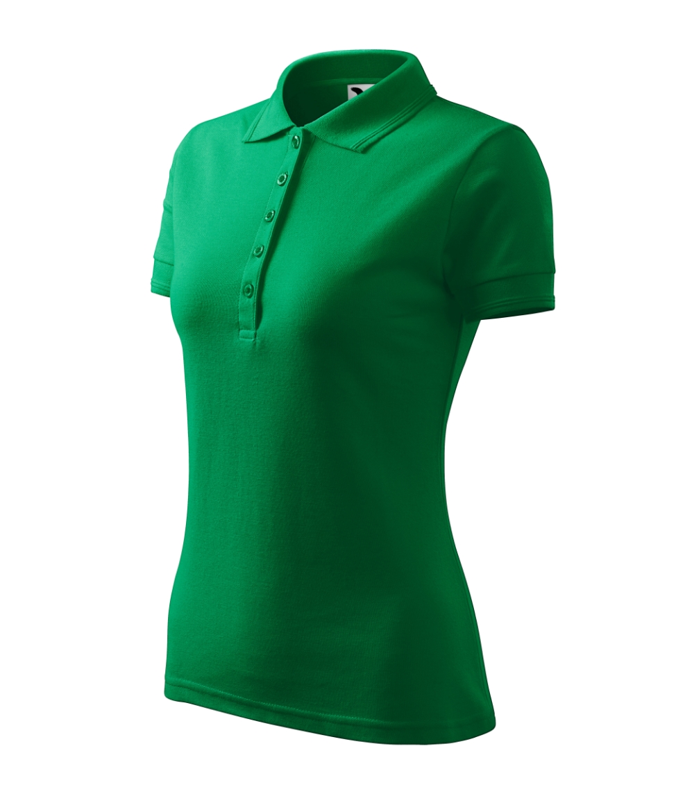 Koszulka polo damska Pique Polo P022403F zieleń trawy