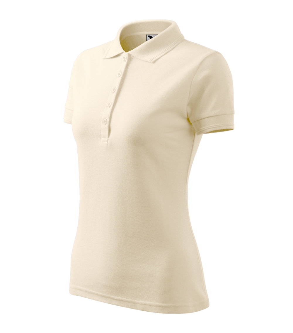 Koszulka polo damska Pique Polo P022403F migdałowy