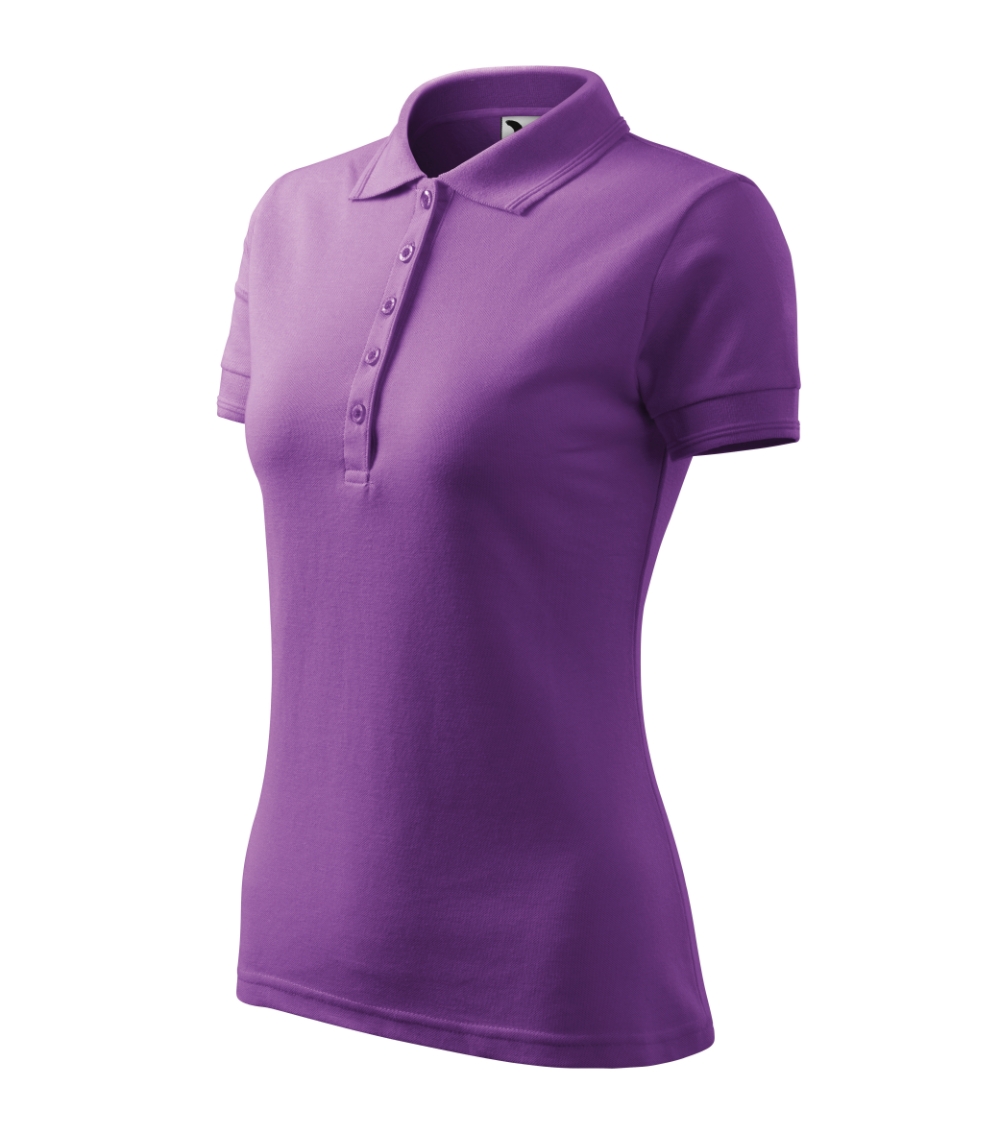 Koszulka polo damska Pique Polo P022403F fioletowy