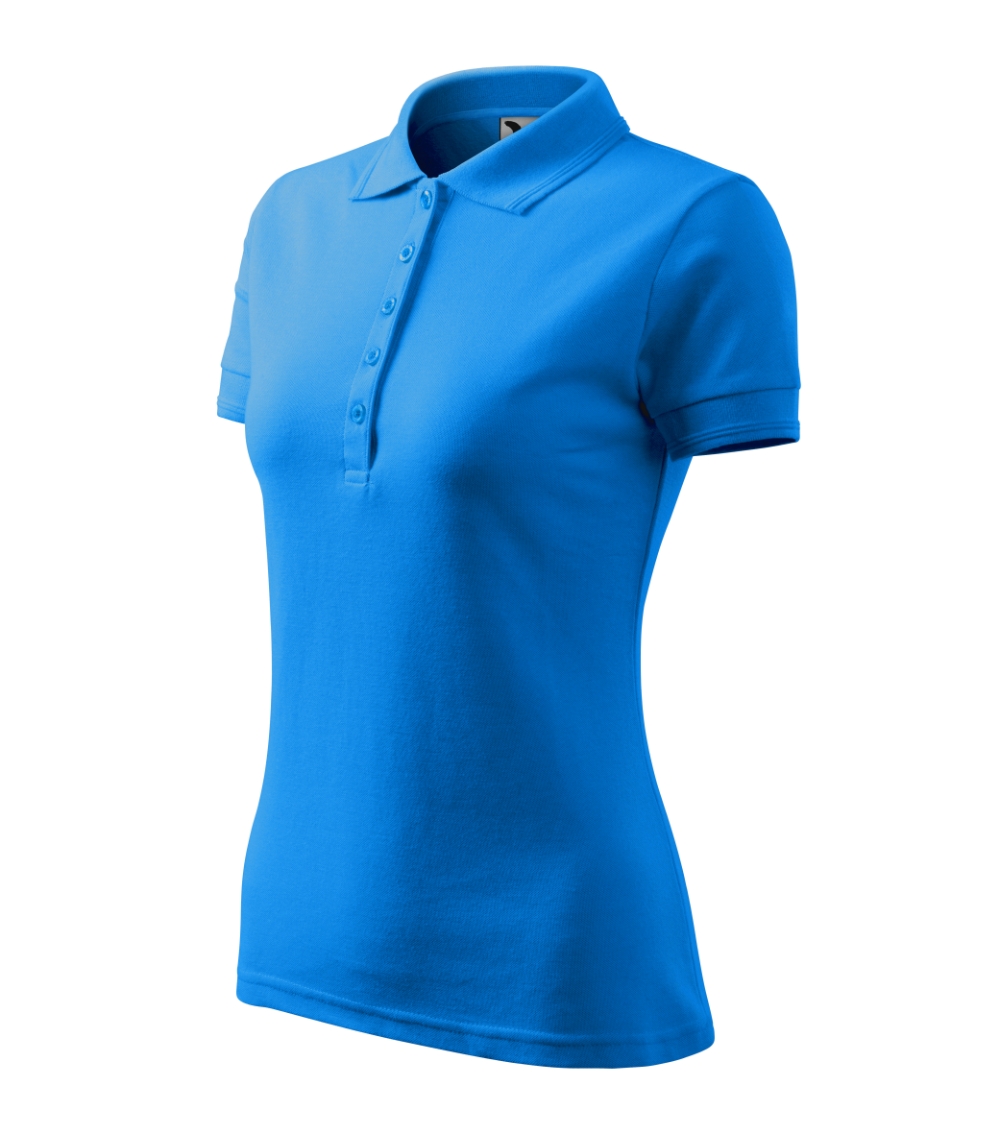 Koszulka polo damska Pique Polo P022403F snorkel blue
