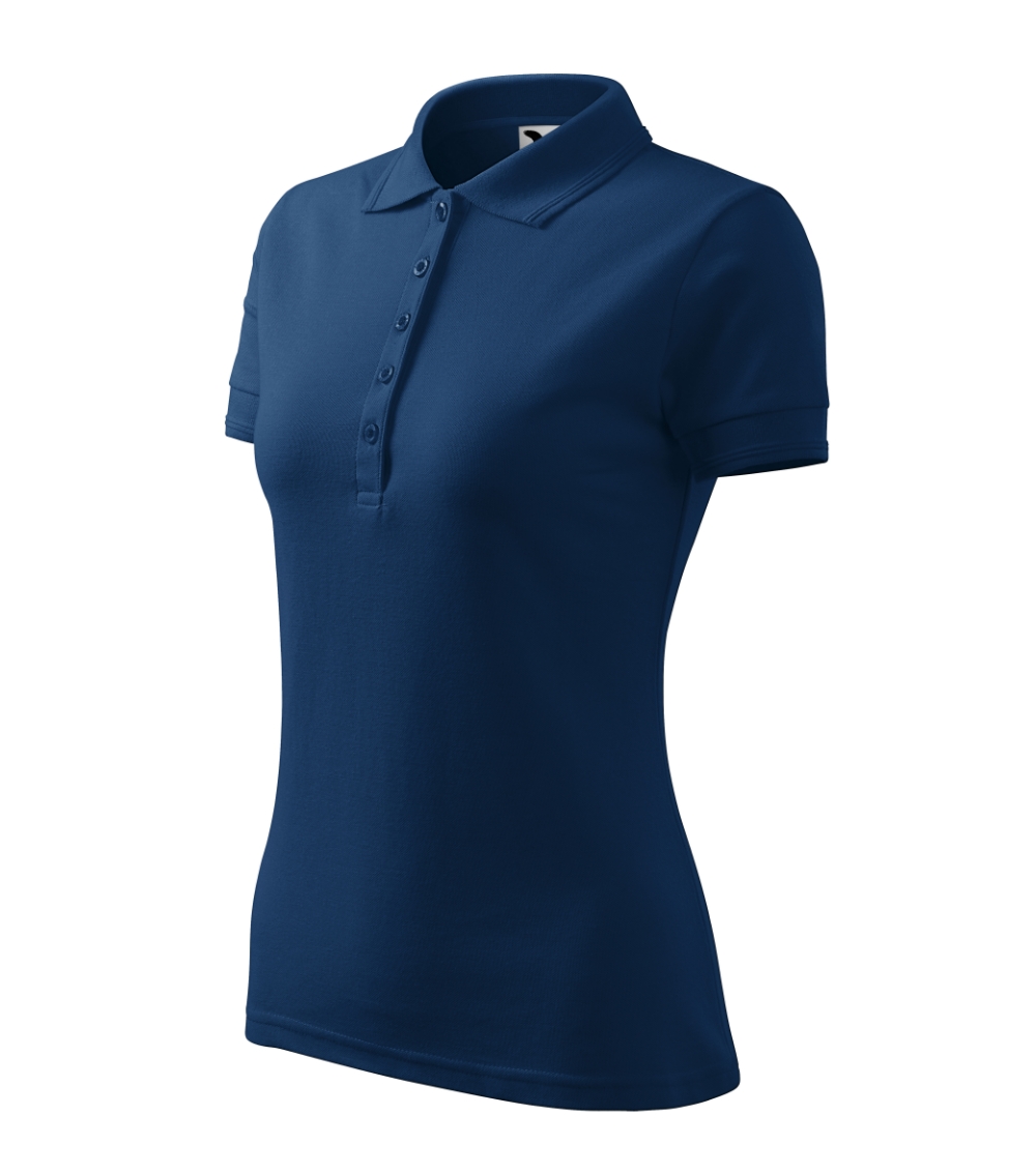 Koszulka polo damska Pique Polo P022403F ciemnoniebieski
