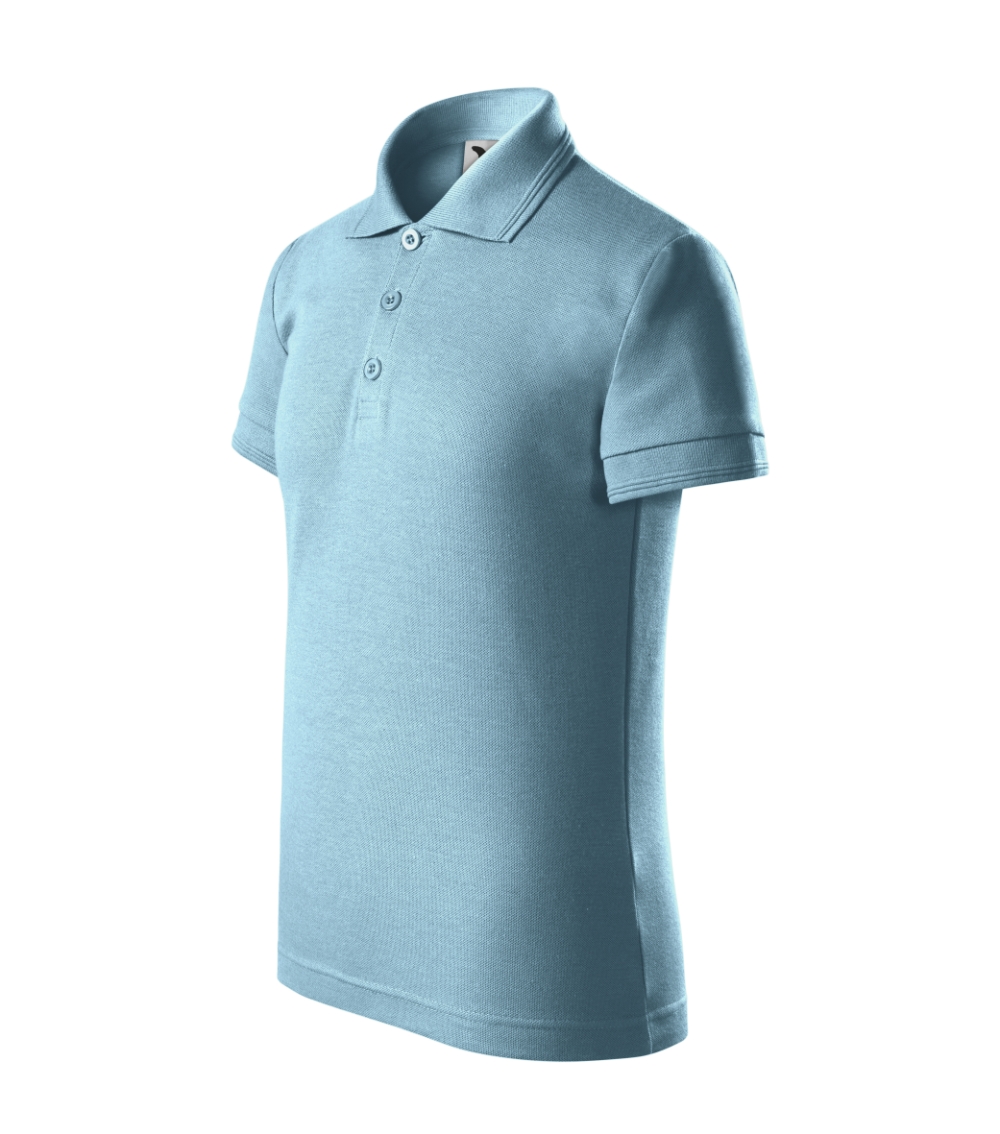 Koszulka polo dziecięca Pique Polo P027509F błękitny Koszulka polo dziecięca Pique Polo P027509F błękitny