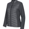 Kurtka hybrydowa damska Cross P083616F light anthracite