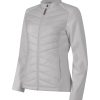Kurtka hybrydowa damska Cross P083616F silver gray