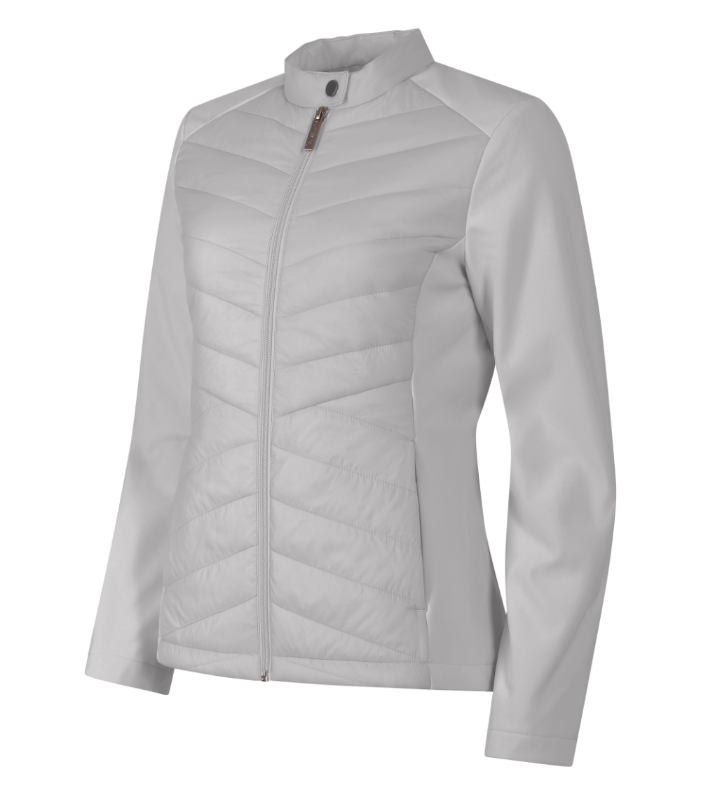 Kurtka hybrydowa damska Cross P083616F silver gray