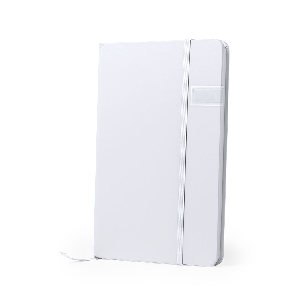 Notatnik z pamięcią USB Boltuk P165229T biały Notatnik z pamięcią USB Boltuk P165229T biały