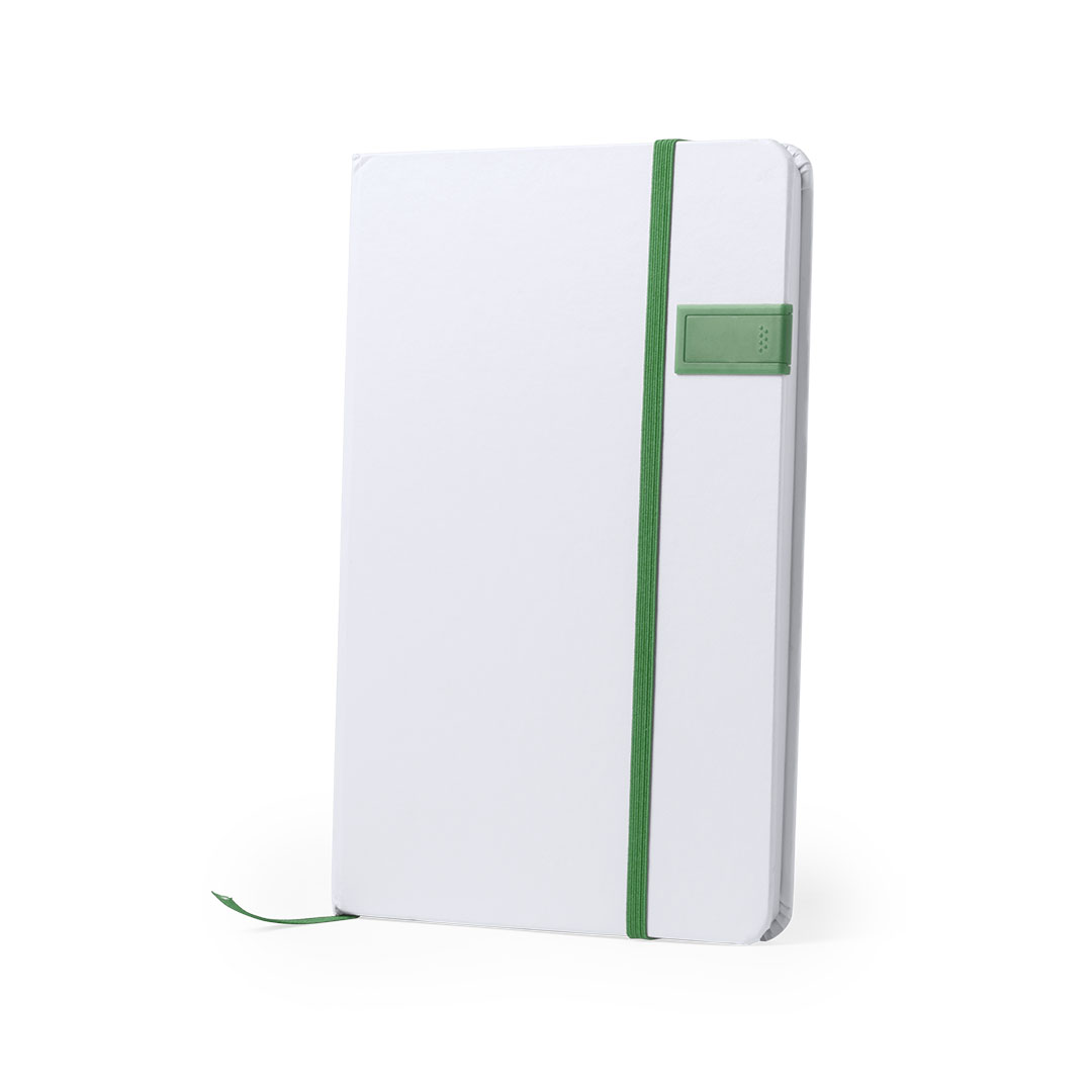 Notatnik z pamięcią USB Boltuk P165229T zielony Notatnik z pamięcią USB Boltuk P165229T zielony