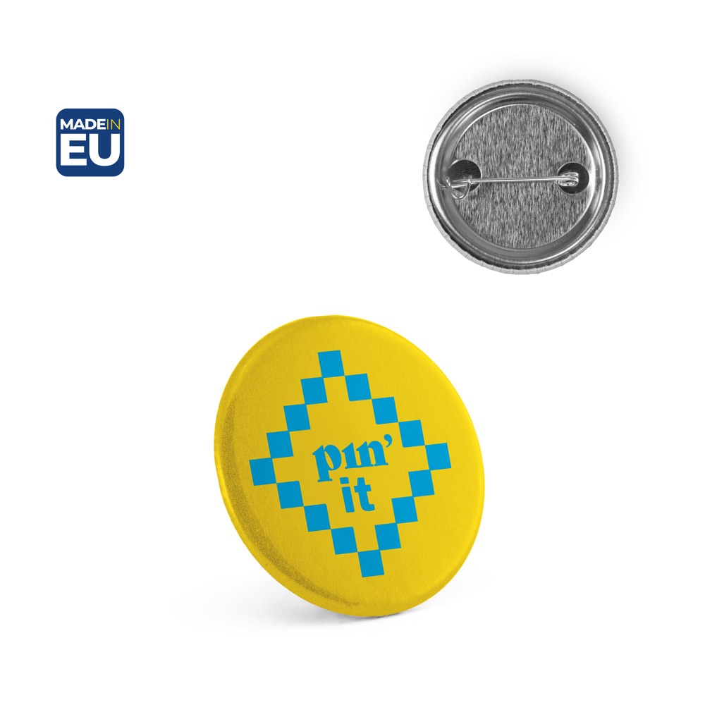 Button P'IN 3. Button P'IN 3. Okrągła przypinka P179764S ST-73122-340