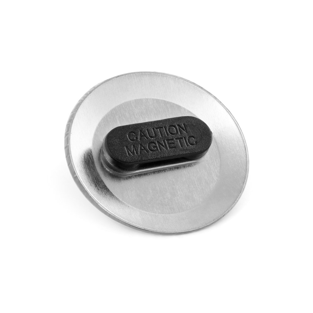 Button P'IN 8. Button P'IN 8. Okrągła przypinka z podwójnym zapięciem magnetycznym P179769S