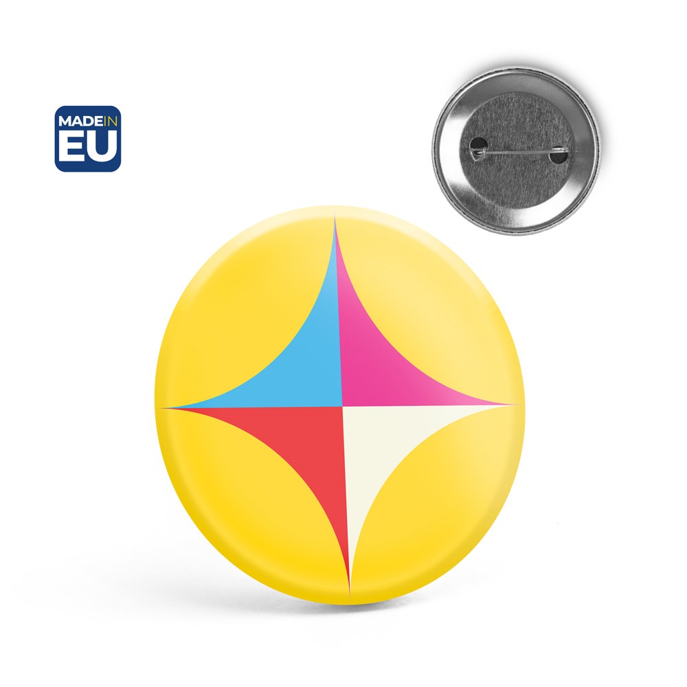 Button P'IN 9. Button P'IN 9. Okrągła przypinka P179770S ST-73129-340