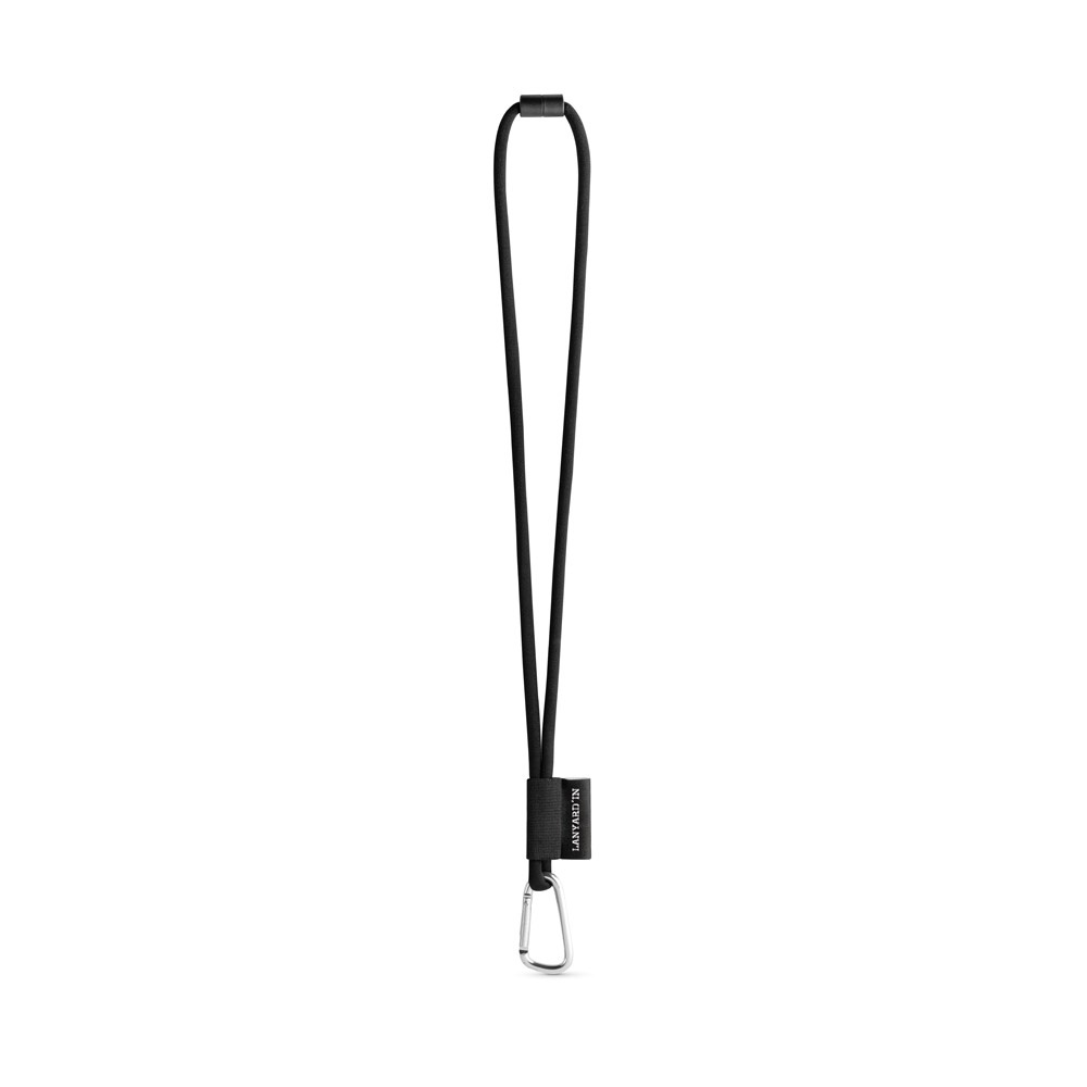 75089. SET Lanyard TUBE Long (Ø 7 mm) z karabińczykiem w kształcie litery D o długości 55 mm i zapięciem bezpieczeństwa o średnicy Ø 7 mm P040881S czarny 75089. SET Lanyard TUBE Long (Ø 7 mm) z karabińczykiem w kształcie litery D o długości 55 mm i zapięciem bezpieczeństwa o średnicy Ø 7 mm P040881S czarny
