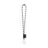 75089. SET Lanyard TUBE Long (Ø 7 mm) z karabińczykiem w kształcie litery D o długości 55 mm i zapięciem bezpieczeństwa o średnicy Ø 7 mm P040881S czarny / biały 75089. SET Lanyard TUBE Long (Ø 7 mm) z karabińczykiem w kształcie litery D o długości 55 mm i zapięciem bezpieczeństwa o średnicy Ø 7 mm P040881S czarny / biały