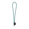 75093. SET Lanyard TUBE Long (Ø 7 mm) z kółkiem Ø 32 mm P040983S czarny / błękitny 75093. SET Lanyard TUBE Long (Ø 7 mm) z kółkiem Ø 32 mm P040983S czarny / błękitny