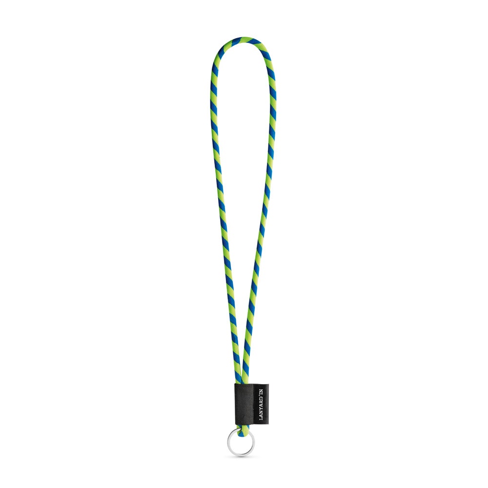 75093. SET Lanyard TUBE Long (Ø 7 mm) z kółkiem Ø 32 mm P040983S fluorescencyjny żółty / szafirowy 75093. SET Lanyard TUBE Long (Ø 7 mm) z kółkiem Ø 32 mm P040983S fluorescencyjny żółty / szafirowy
