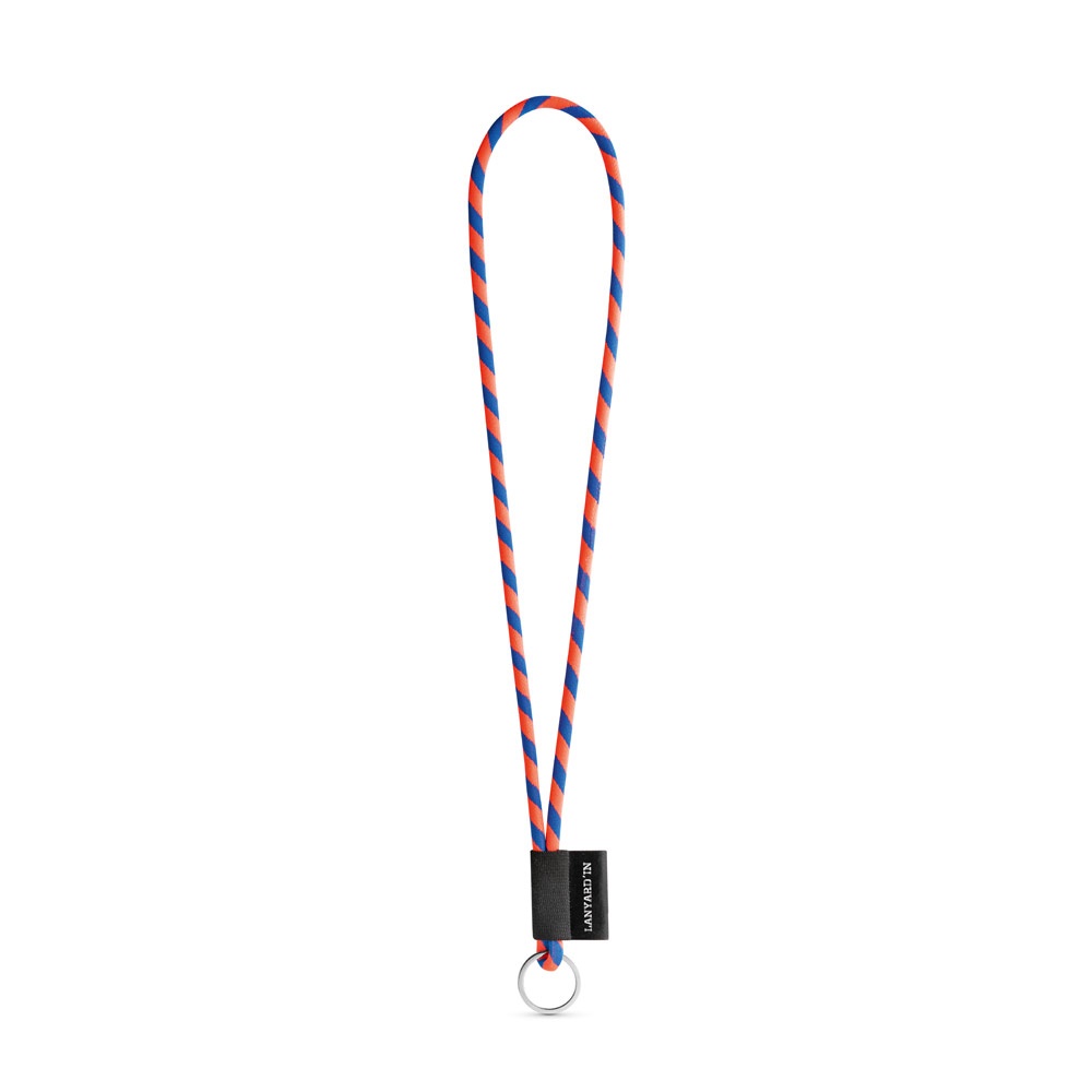 75093. SET Lanyard TUBE Long (Ø 7 mm) z kółkiem Ø 32 mm P040983S pomarańczowy chrom / szafirowy 75093. SET Lanyard TUBE Long (Ø 7 mm) z kółkiem Ø 32 mm P040983S pomarańczowy chrom / szafirowy