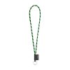 75093. SET Lanyard TUBE Long (Ø 7 mm) z kółkiem Ø 32 mm P040983S fluorescencyjny zielony / czarny 75093. SET Lanyard TUBE Long (Ø 7 mm) z kółkiem Ø 32 mm P040983S fluorescencyjny zielony / czarny