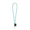 75093. SET Lanyard TUBE Long (Ø 7 mm) z kółkiem Ø 32 mm P040983S biały / błękitny 75093. SET Lanyard TUBE Long (Ø 7 mm) z kółkiem Ø 32 mm P040983S biały / błękitny