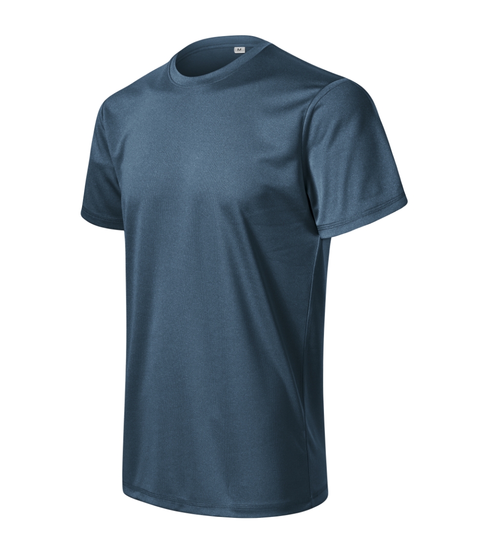 Koszulka męska Zoom P150355F ciemny denim melanż