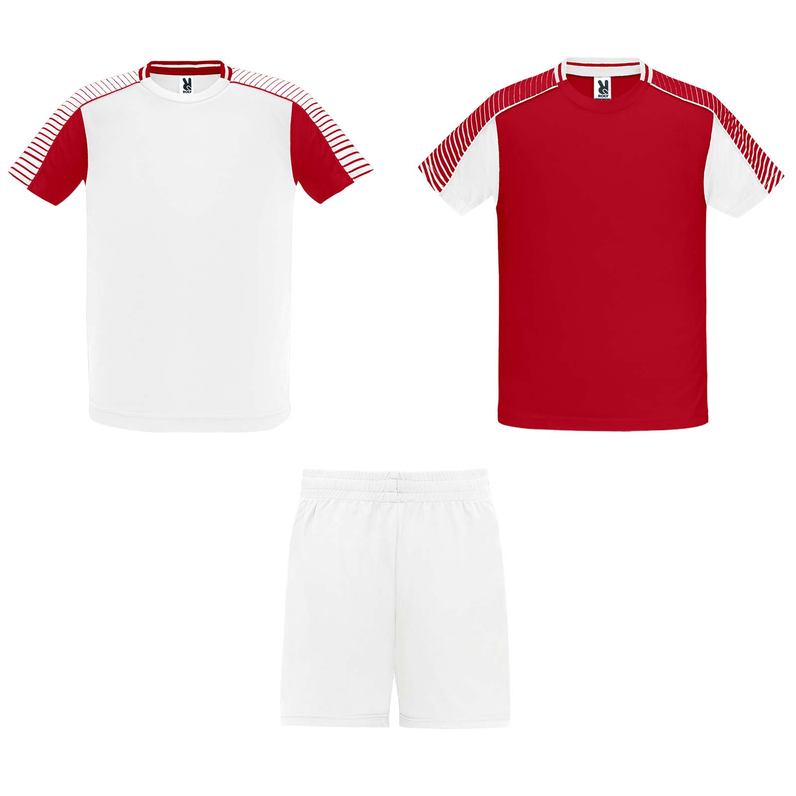 Juve zestaw sportowy dla dzieci 140 g/m² P082999C biały / czerwony