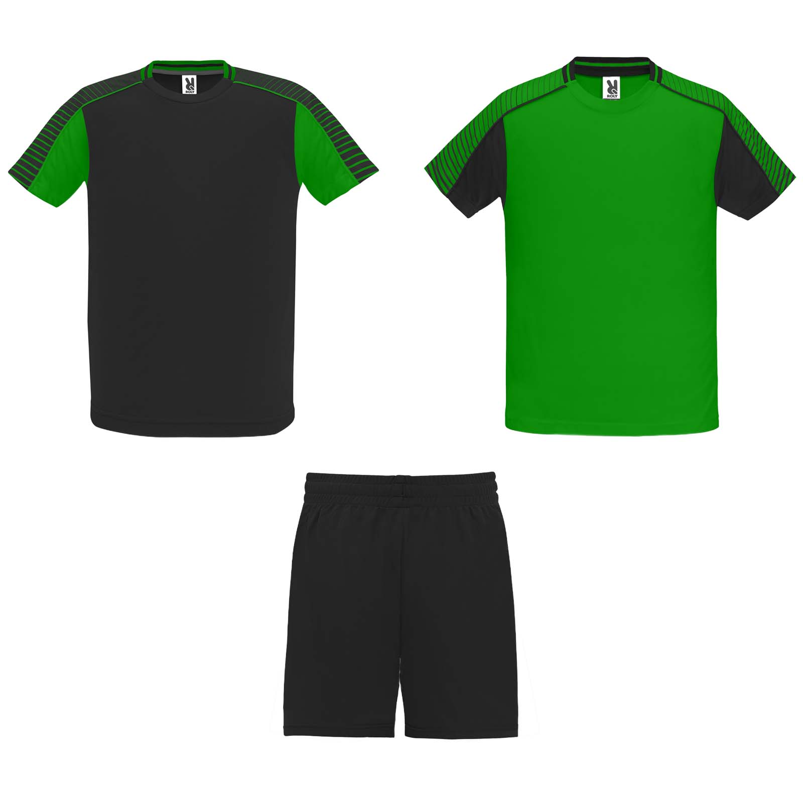 Juve zestaw sportowy dla dzieci 140 g/m² P082999C zielona paproć / czarny