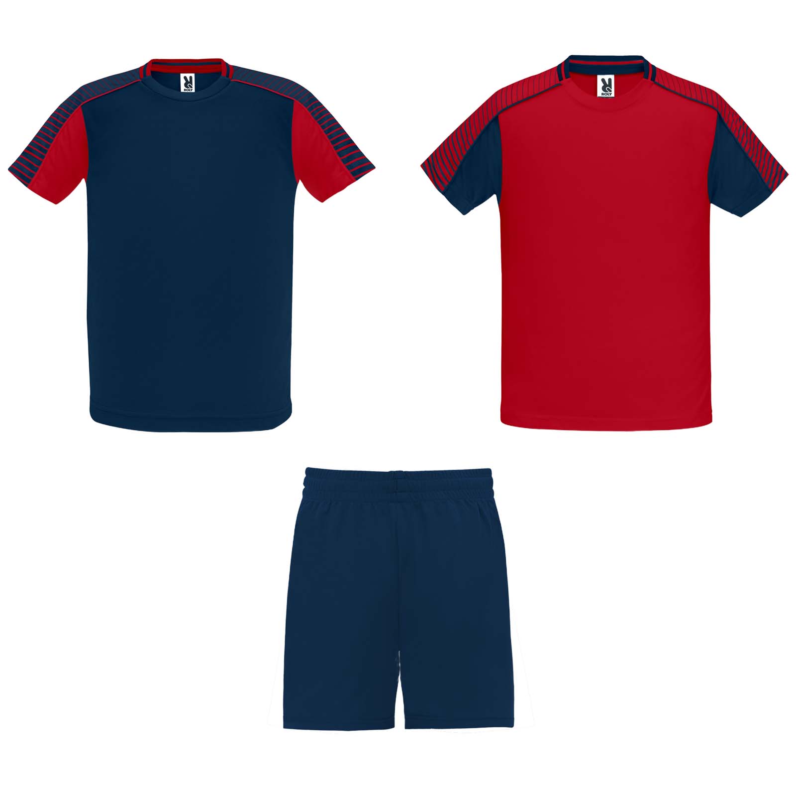 Juve zestaw sportowy dla dzieci 140 g/m² P082999C czerwony / navy blue