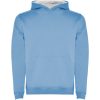 Urban dziecięca bluza z kapturem 280 g/m² P081675C błękitny / biały Urban dziecięca bluza z kapturem 280 g/m² P081675C błękitny / biały