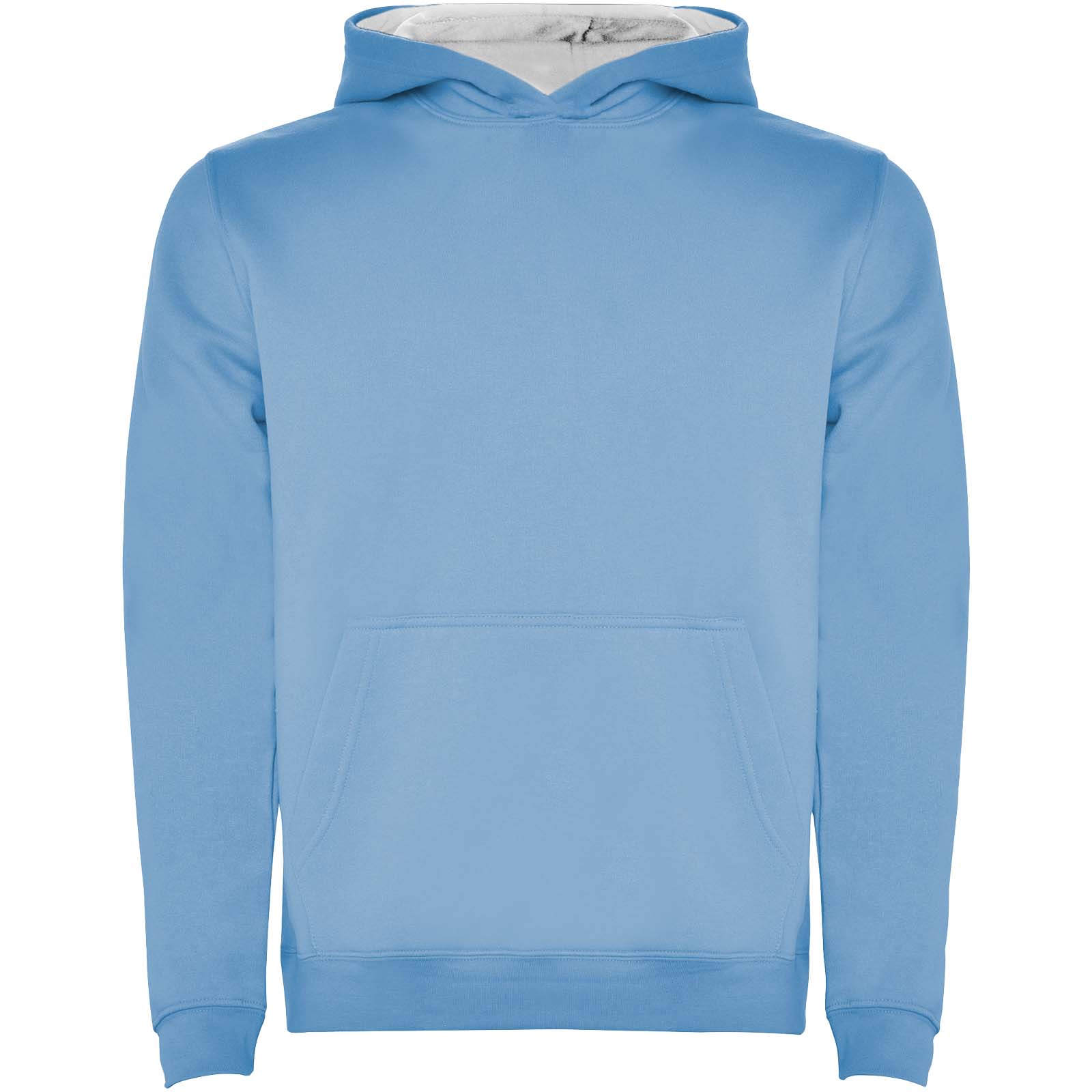 Urban dziecięca bluza z kapturem 280 g/m² P081675C błękitny / biały Urban dziecięca bluza z kapturem 280 g/m² P081675C błękitny / biały