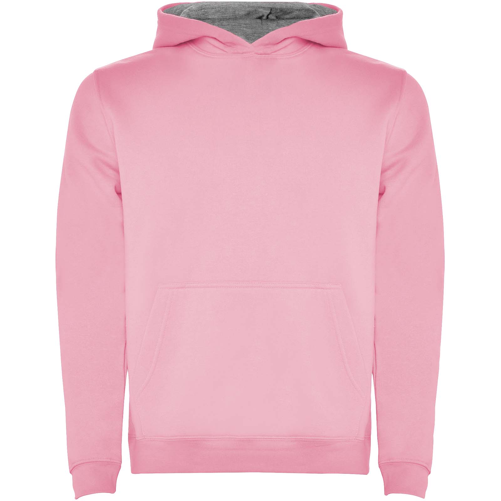 Urban dziecięca bluza z kapturem 280 g/m² P081675C jasnoróżowy / marl grey Urban dziecięca bluza z kapturem 280 g/m² P081675C jasnoróżowy / marl grey