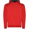 Urban dziecięca bluza z kapturem 280 g/m² P081675C czerwony / czarny Urban dziecięca bluza z kapturem 280 g/m² P081675C czerwony / czarny