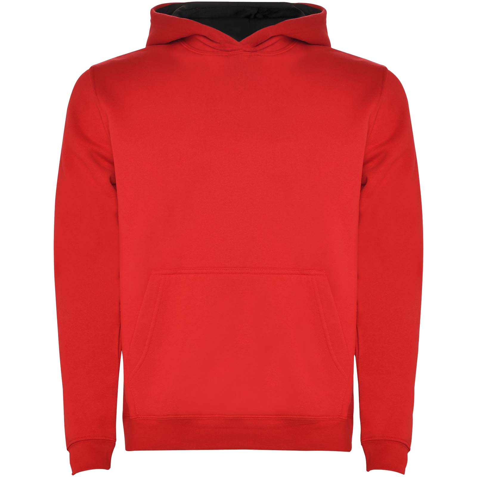 Urban dziecięca bluza z kapturem 280 g/m² P081675C czerwony / czarny Urban dziecięca bluza z kapturem 280 g/m² P081675C czerwony / czarny