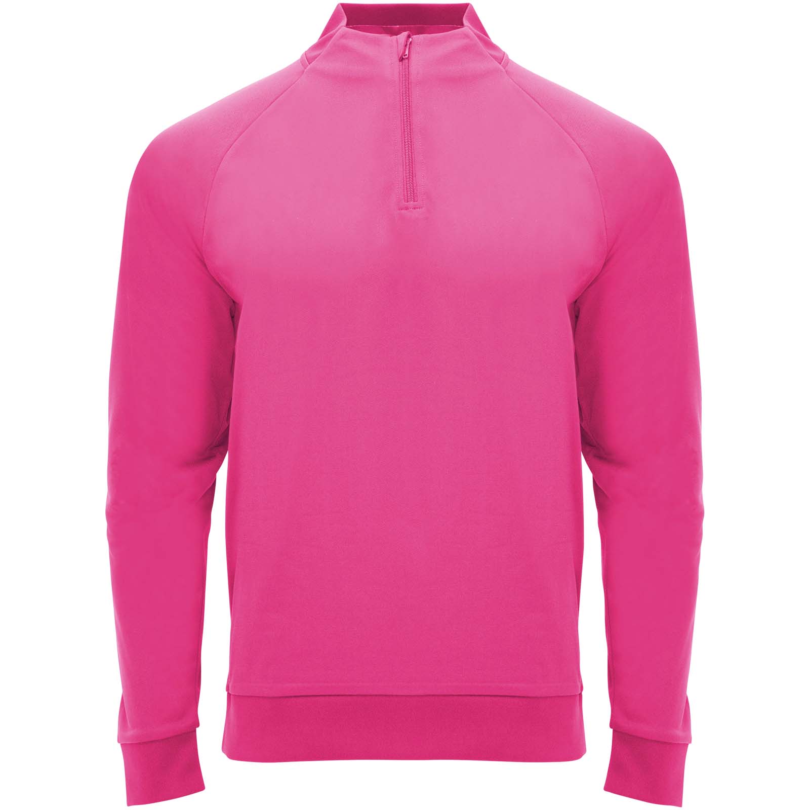 Epiro dziecięca bluza z długim rękawem i zamkiem błyskawicznym 1/4 200 g/m² P082826C fluorescencyjny róż Epiro dziecięca bluza z długim rękawem i zamkiem błyskawicznym 1/4 200 g/m² P082826C fluorescencyjny róż