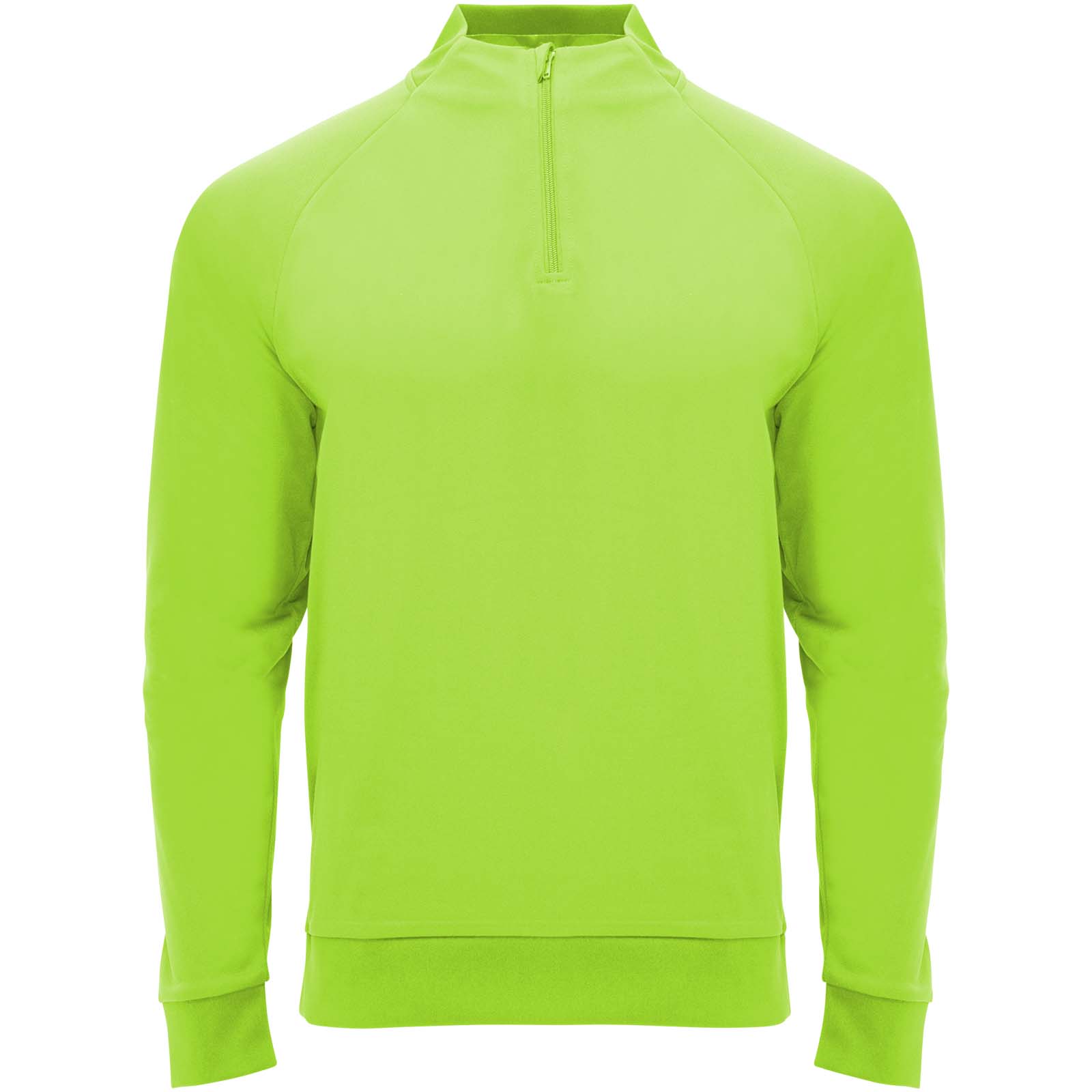 Epiro dziecięca bluza z długim rękawem i zamkiem błyskawicznym 1/4 200 g/m² P082826C fluor green Epiro dziecięca bluza z długim rękawem i zamkiem błyskawicznym 1/4 200 g/m² P082826C fluor green