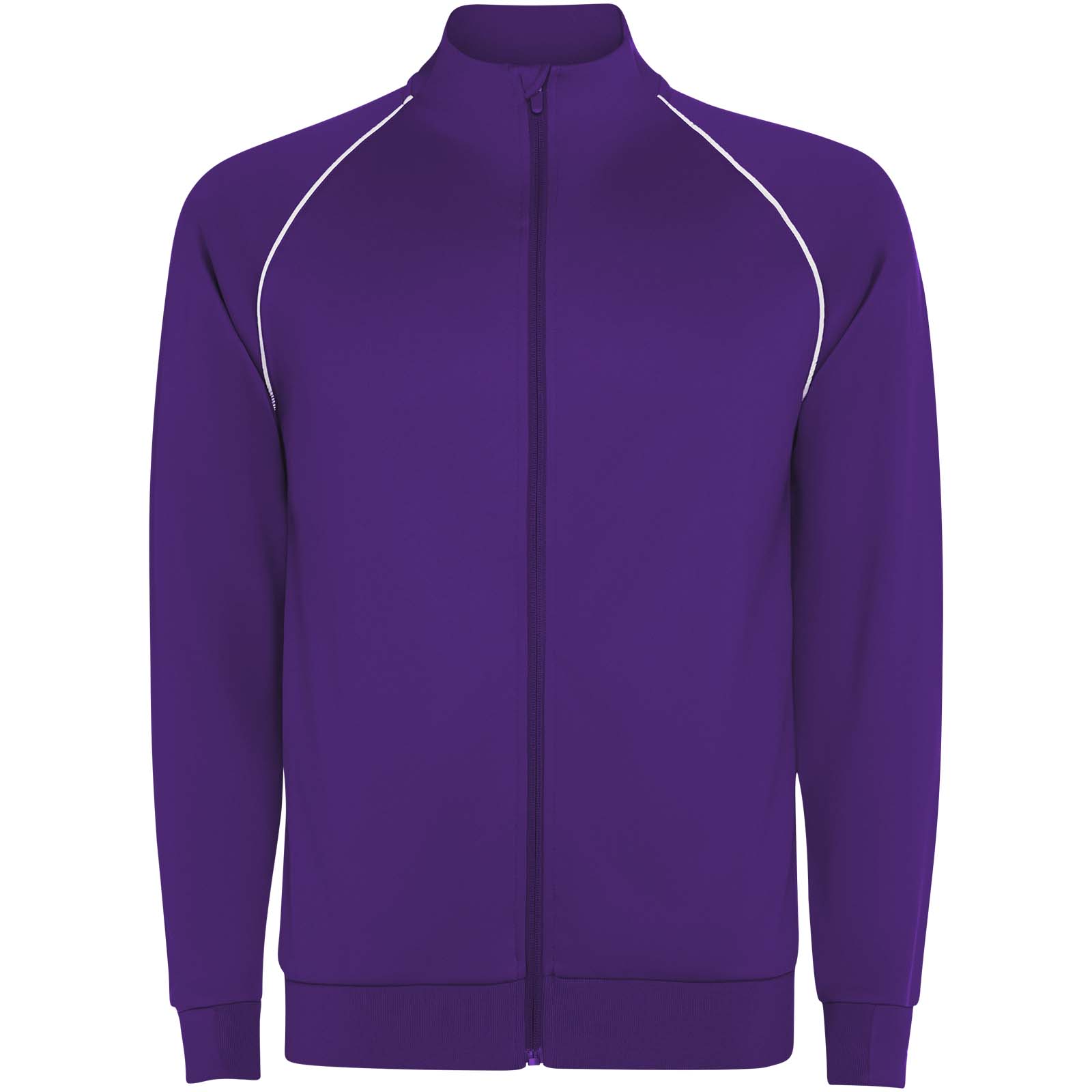 Męska bluza Valier z zamkiem błyskawicznym na całej długości P179551C malinowy Męska bluza Valier z zamkiem błyskawicznym na całej długości P179551C malinowy