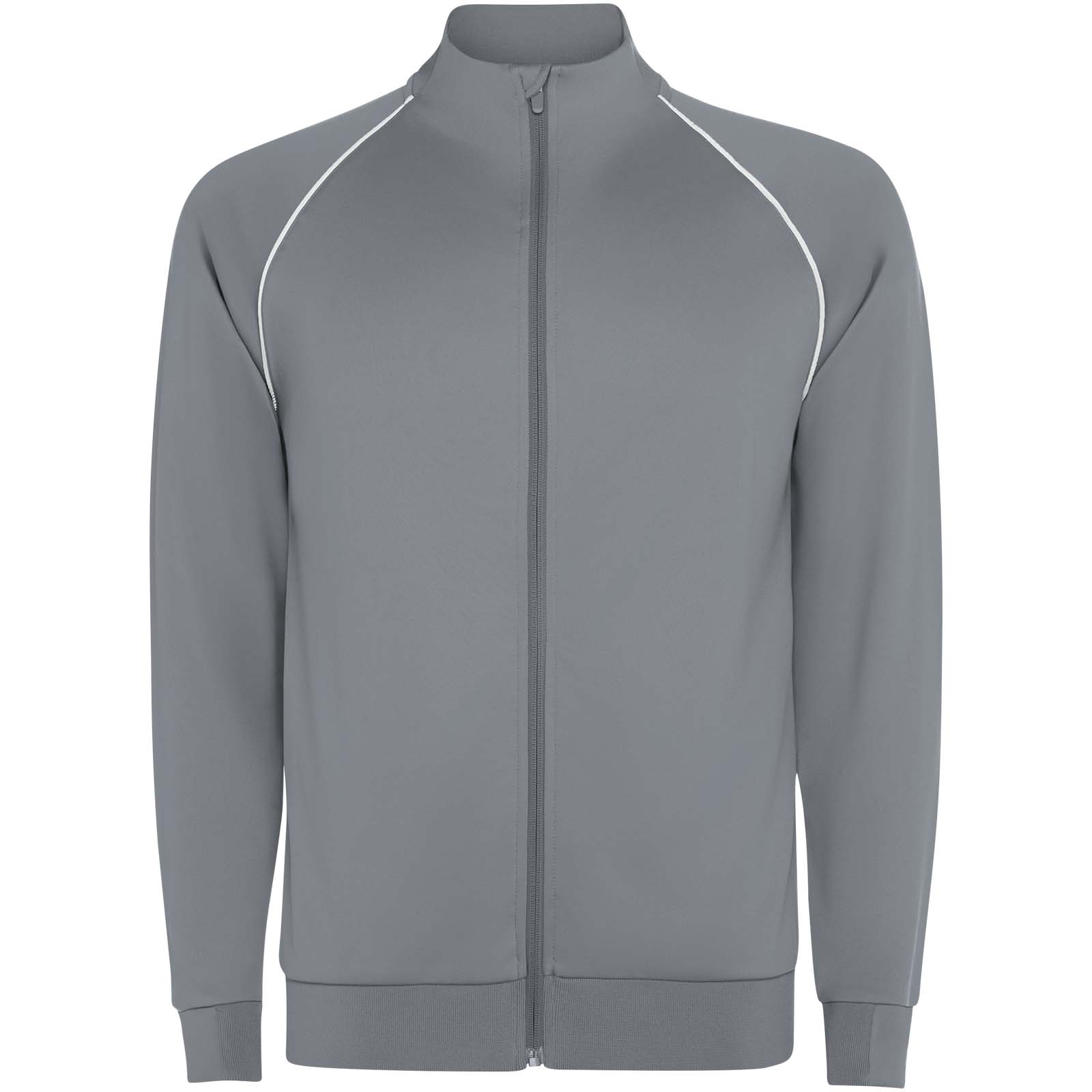 Męska bluza Valier z zamkiem błyskawicznym na całej długości P179551C szary Męska bluza Valier z zamkiem błyskawicznym na całej długości P179551C szary