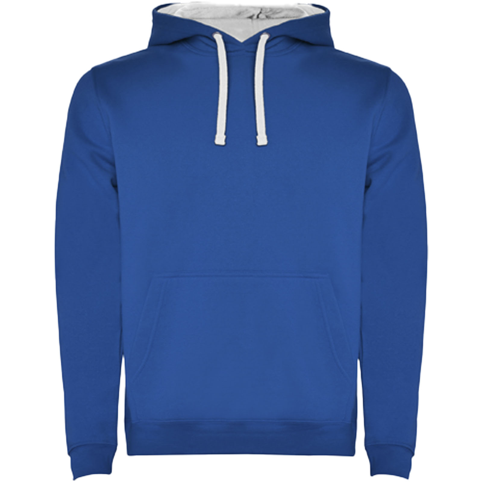 Urban męska bluza z kapturem 280 g/m² P081546C błękit królewski / biały Urban męska bluza z kapturem 280 g/m² P081546C błękit królewski / biały