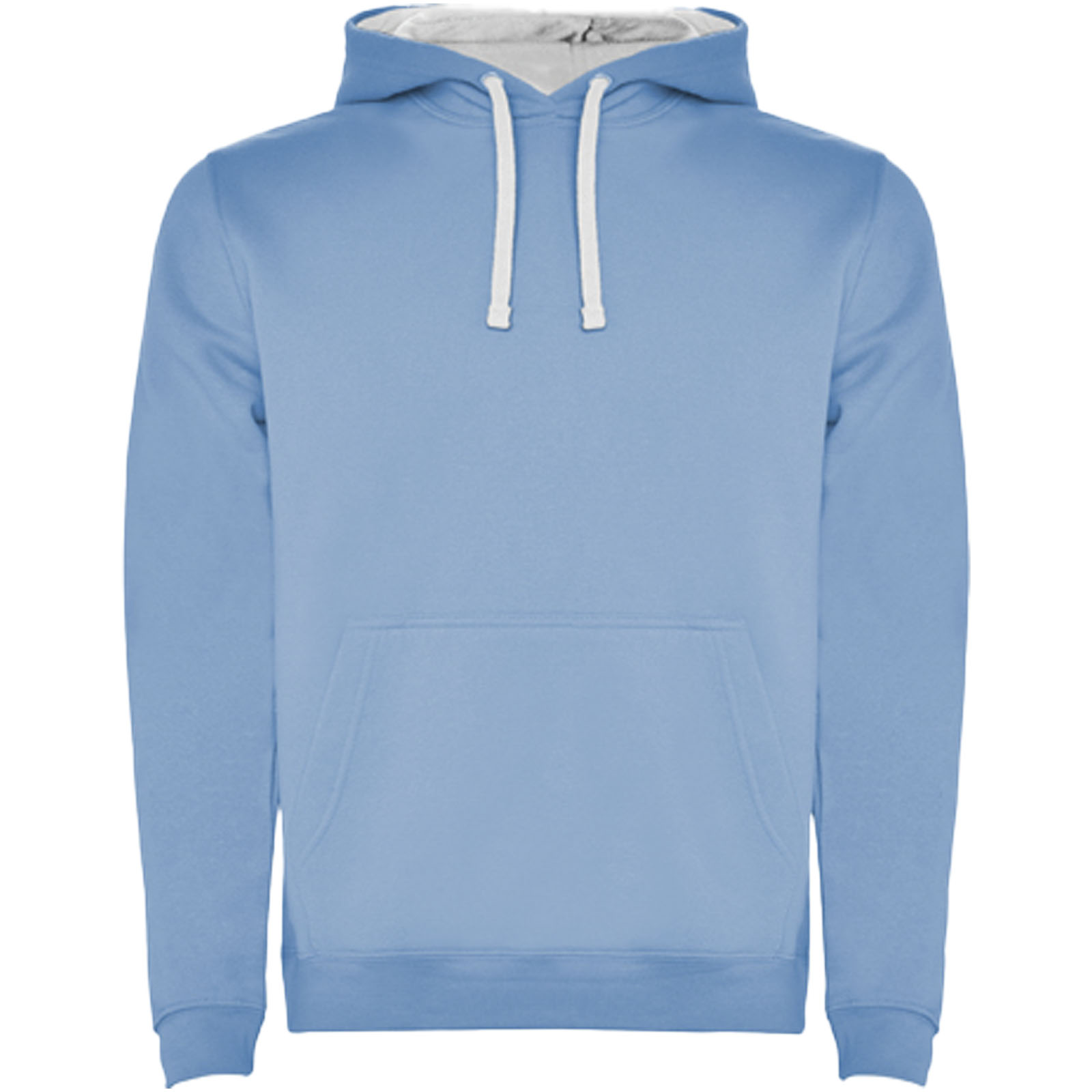 Urban męska bluza z kapturem 280 g/m² P081546C błękitny / biały Urban męska bluza z kapturem 280 g/m² P081546C błękitny / biały