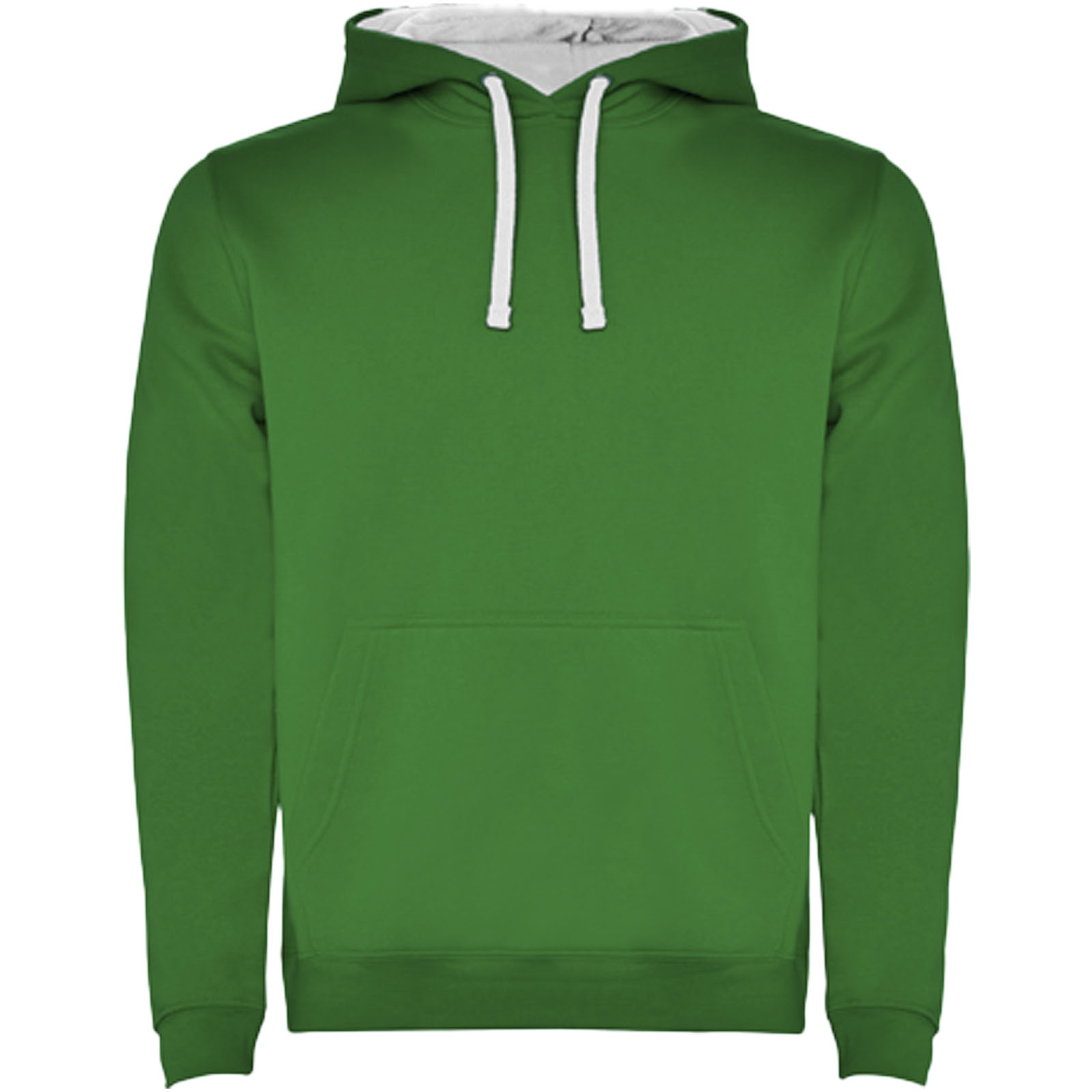 Urban męska bluza z kapturem 280 g/m² P081546C kelly green / biały Urban męska bluza z kapturem 280 g/m² P081546C kelly green / biały