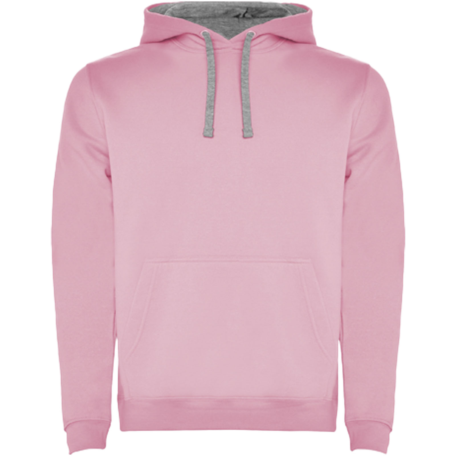 Urban męska bluza z kapturem 280 g/m² P081546C jasnoróżowy / marl grey Urban męska bluza z kapturem 280 g/m² P081546C jasnoróżowy / marl grey