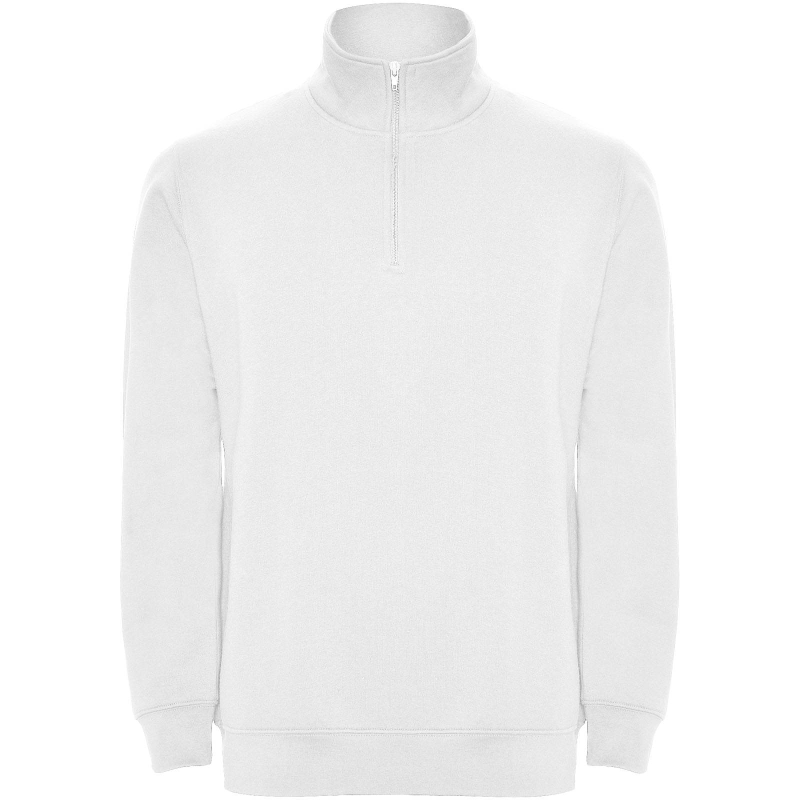Aneto bluza rozpinany pod szyją na suwak 280 g/m² P077305C biały Aneto bluza rozpinany pod szyją na suwak 280 g/m² P077305C biały
