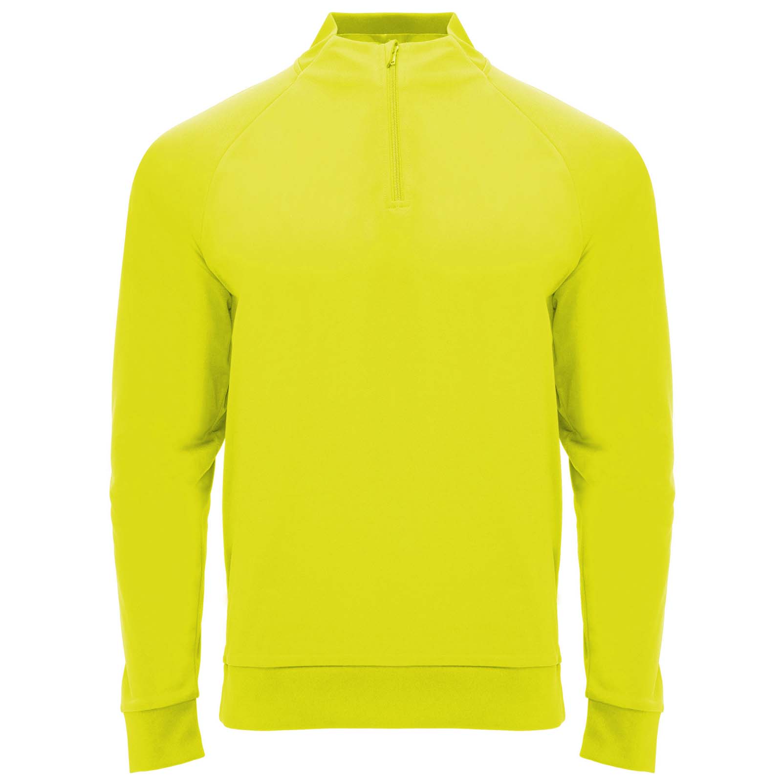 Epiro bluza unisex z długim rękawem i zamkiem błyskawicznym 1/4 200 g/m² P082791C fluorescencyjny żółty Epiro bluza unisex z długim rękawem i zamkiem błyskawicznym 1/4 200 g/m² P082791C fluorescencyjny żółty