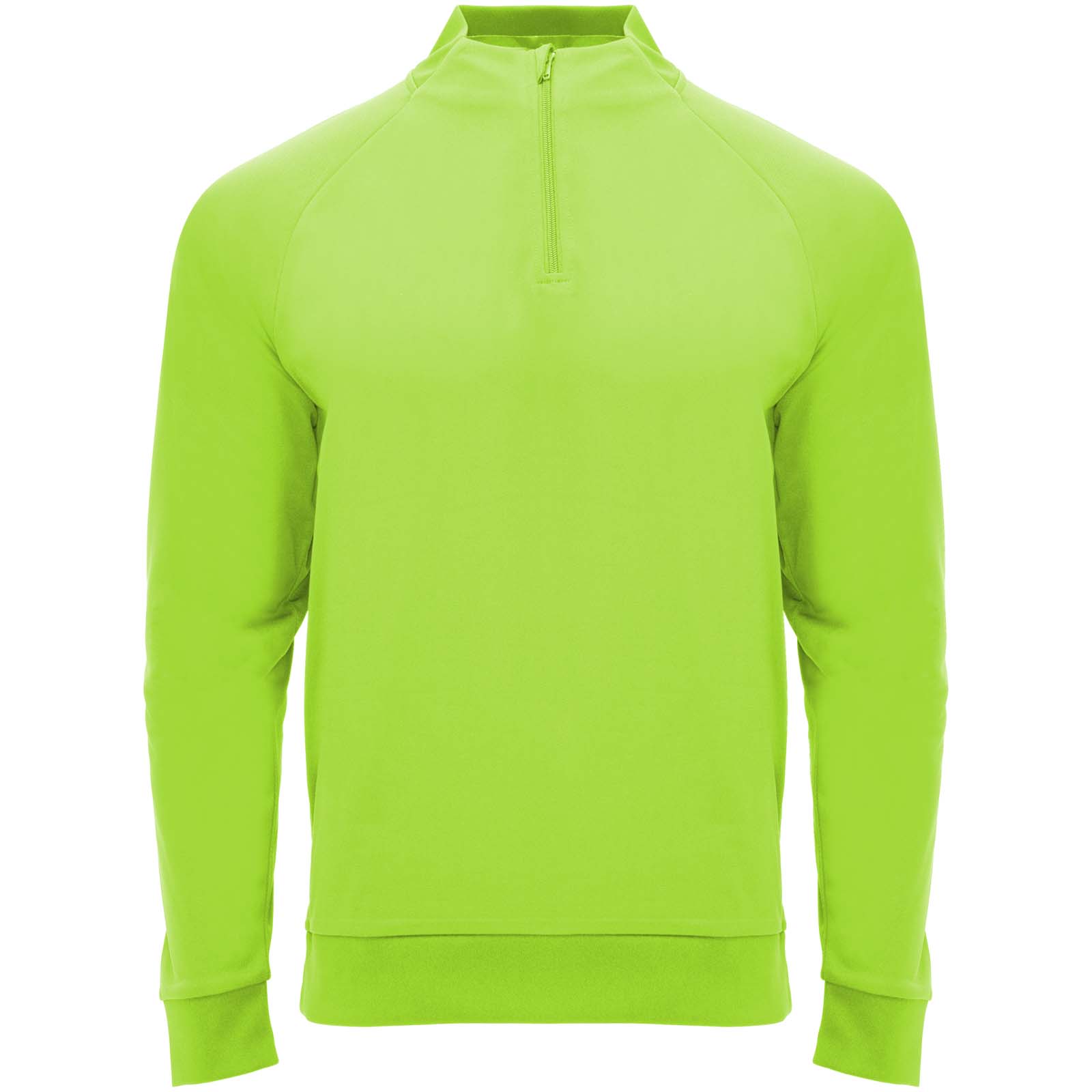 Epiro bluza unisex z długim rękawem i zamkiem błyskawicznym 1/4 200 g/m² P082791C fluorescencyjna zieleń Epiro bluza unisex z długim rękawem i zamkiem błyskawicznym 1/4 200 g/m² P082791C fluorescencyjna zieleń