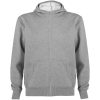 Montblanc bluza unisex z kapturem z suwakiem na całej długości 280 g/m² P079899C marl grey