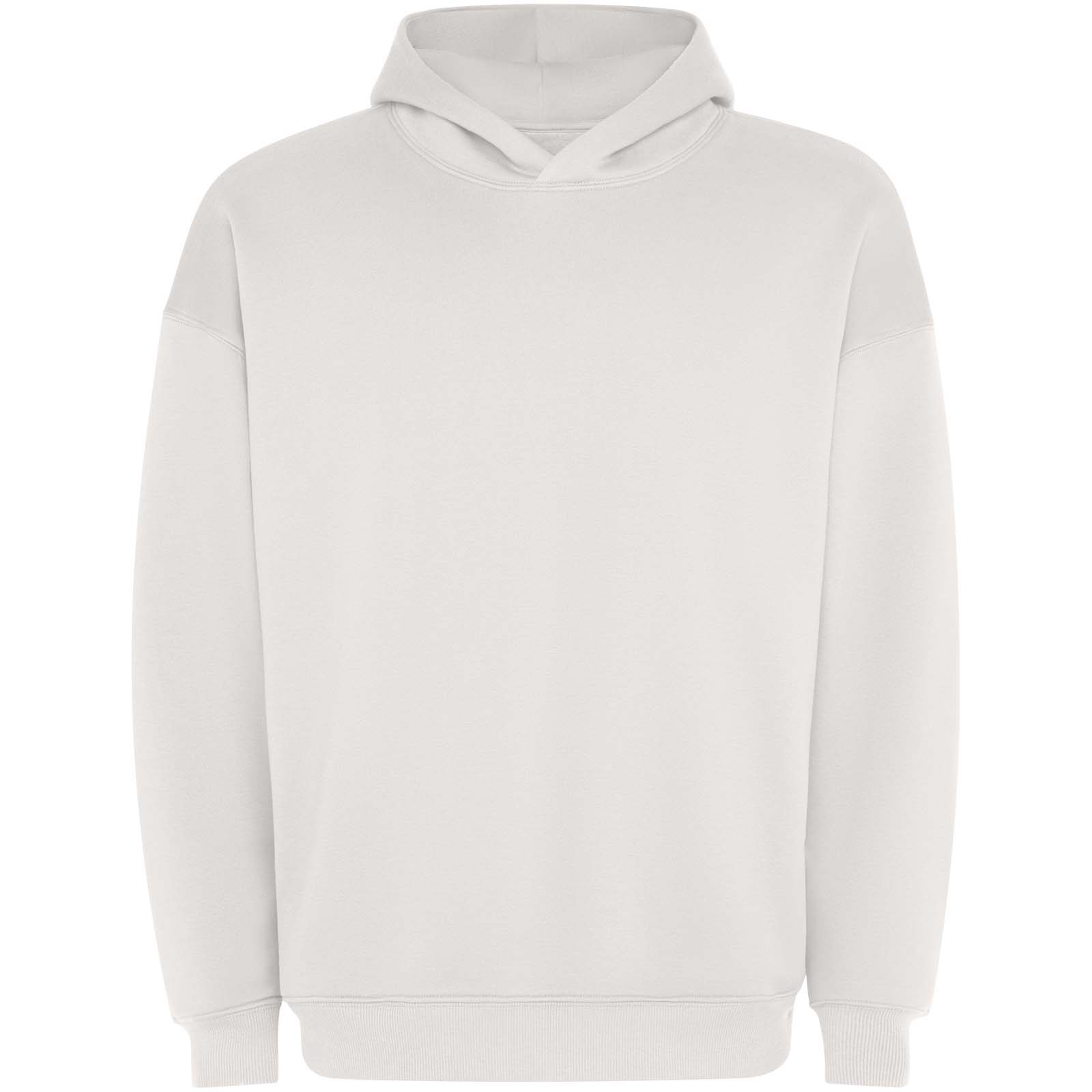 Bluza z kapturem Otto, styl oversize, unisex P179383C wintage biel