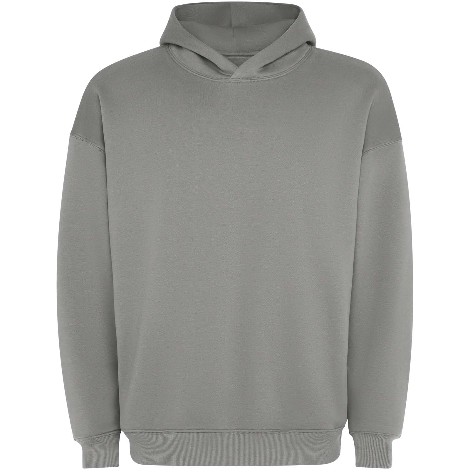 Bluza z kapturem Otto, styl oversize, unisex P179383C stone grey