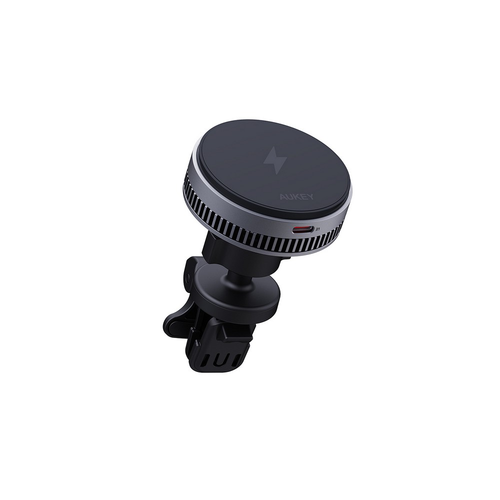 Samochodowy uchwyt do telefonu, magnetyczna ładowarka bezprzewodowa 15W Aukey P178131X AX-VAM09-03