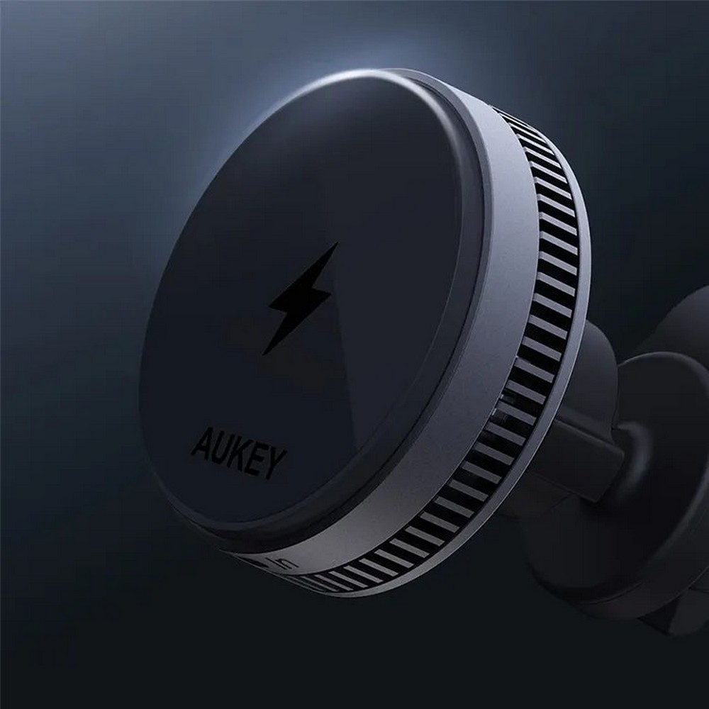 Samochodowy uchwyt do telefonu, magnetyczna ładowarka bezprzewodowa 15W Aukey P178131X