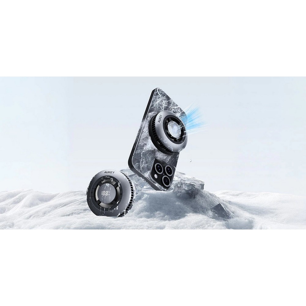 Magnetyczna ładowarka bezprzewodowa 15W z wentylatorem Aukey P178132X